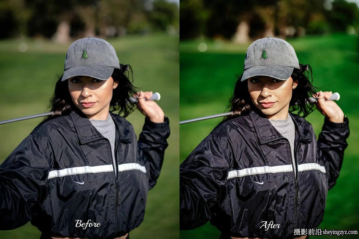 户外自然光人像Lightroom预设及LUT预设 Golf Lightroom Collection