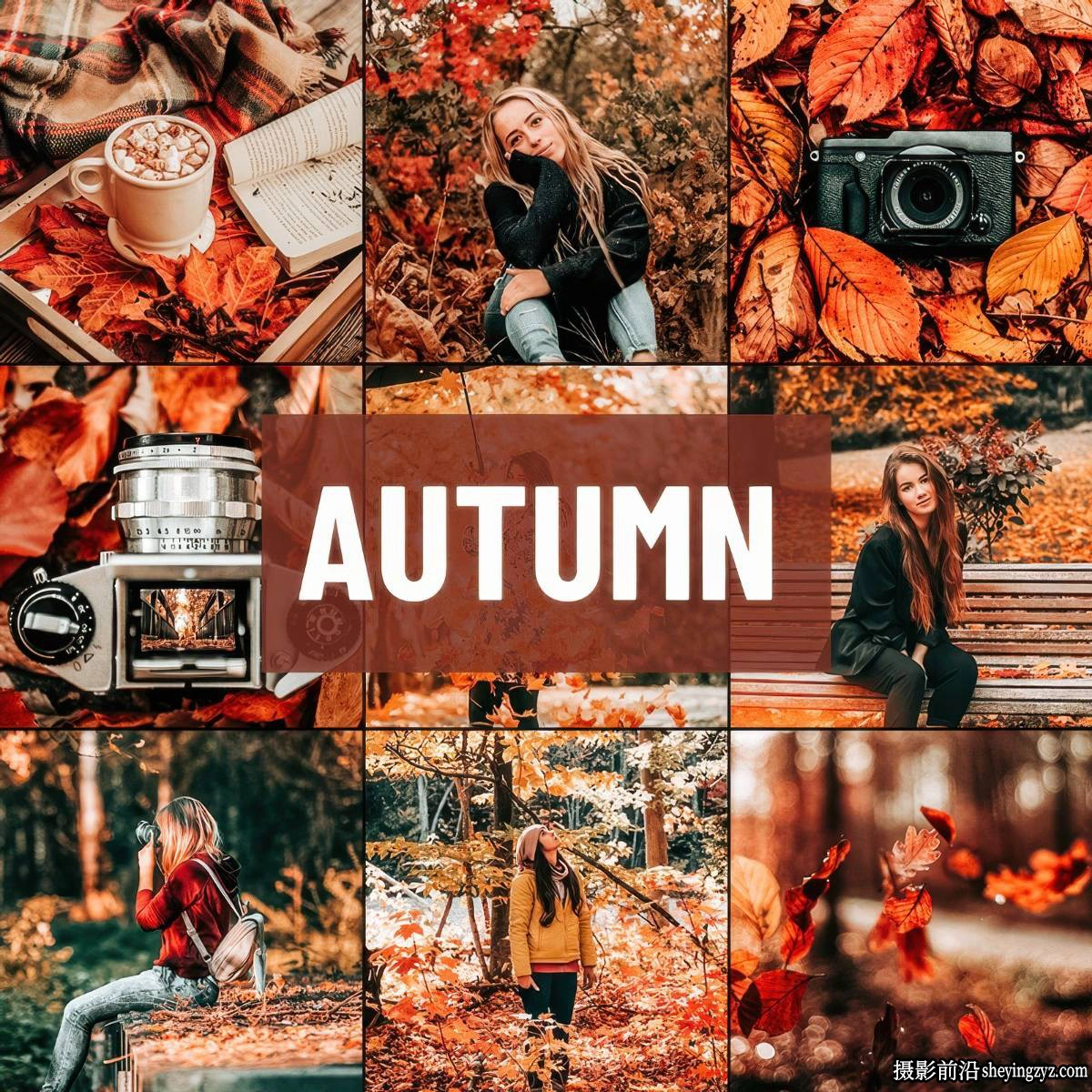 秋季电影风光人像LR预设 Psd Stack - Autumn Lightroom Presets