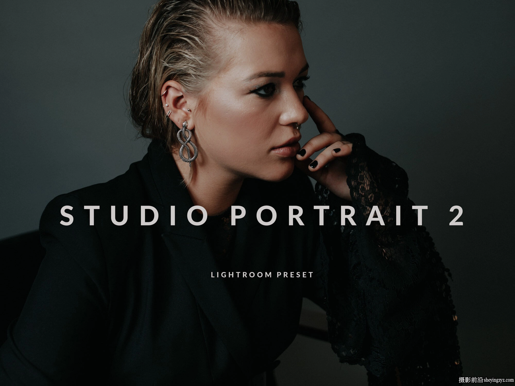工作室电影情绪人像LR预设Jenny Wu - Studio Portrait 2 cinematic