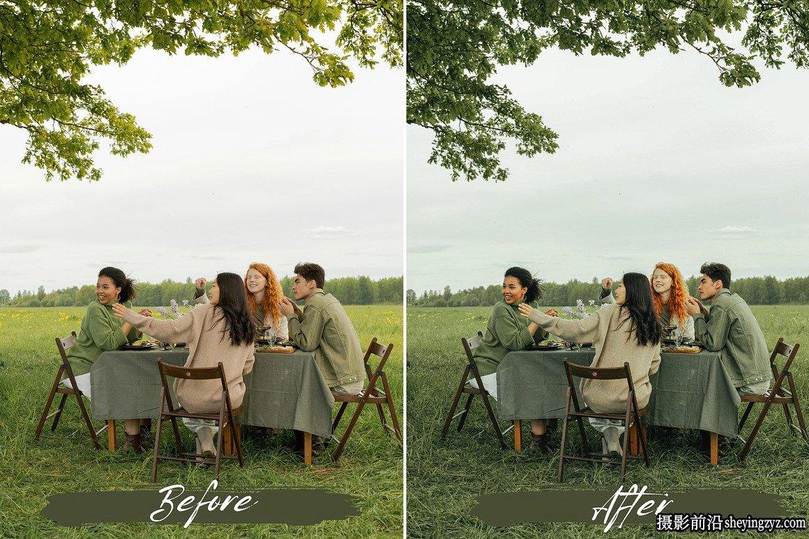 绿色调情绪人像LR预设及手机LR预设 Sage Green Lightroom Presets