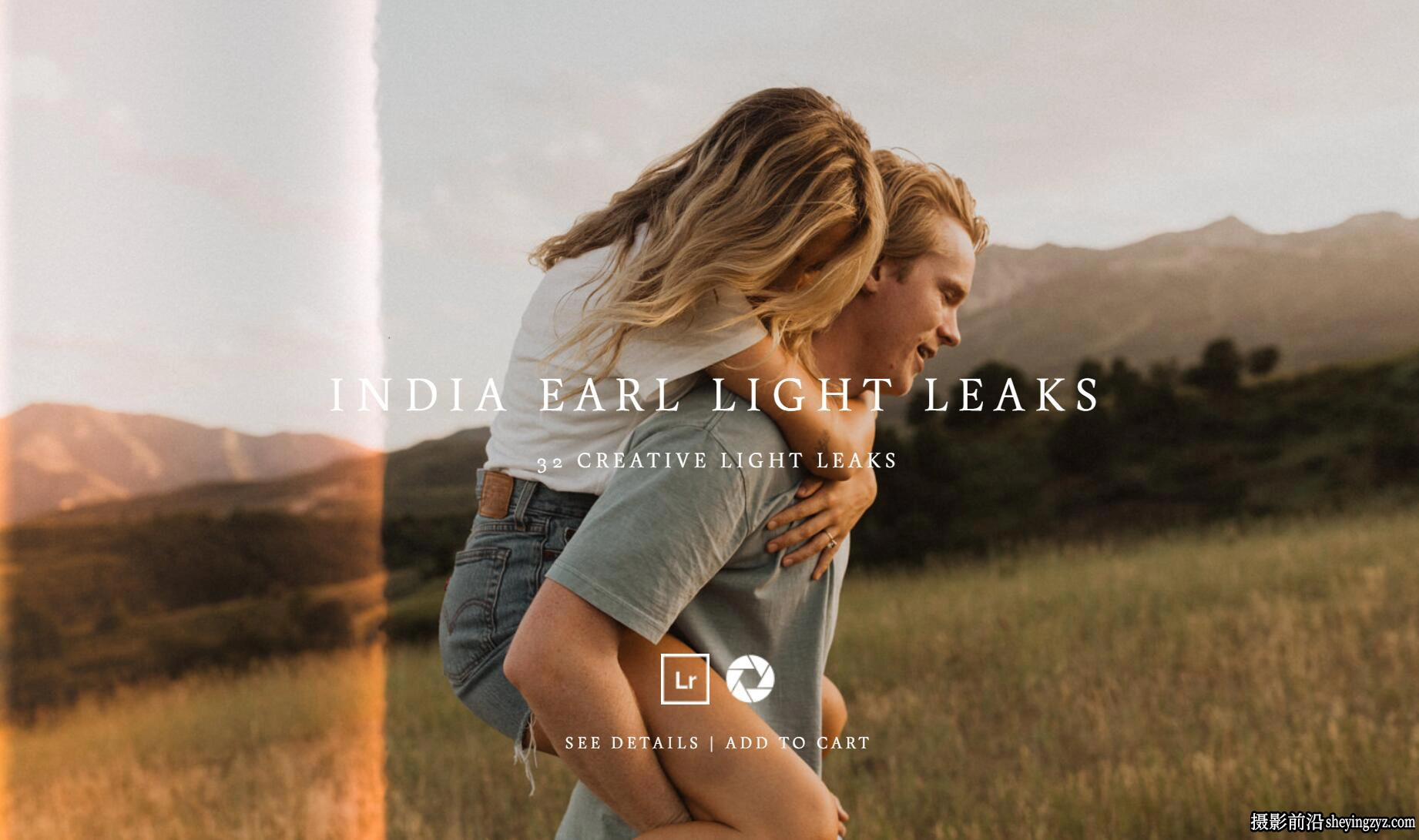 镜头光晕光斑漏光LR预设Meridian-LLFx - India Earl - Light Leaks