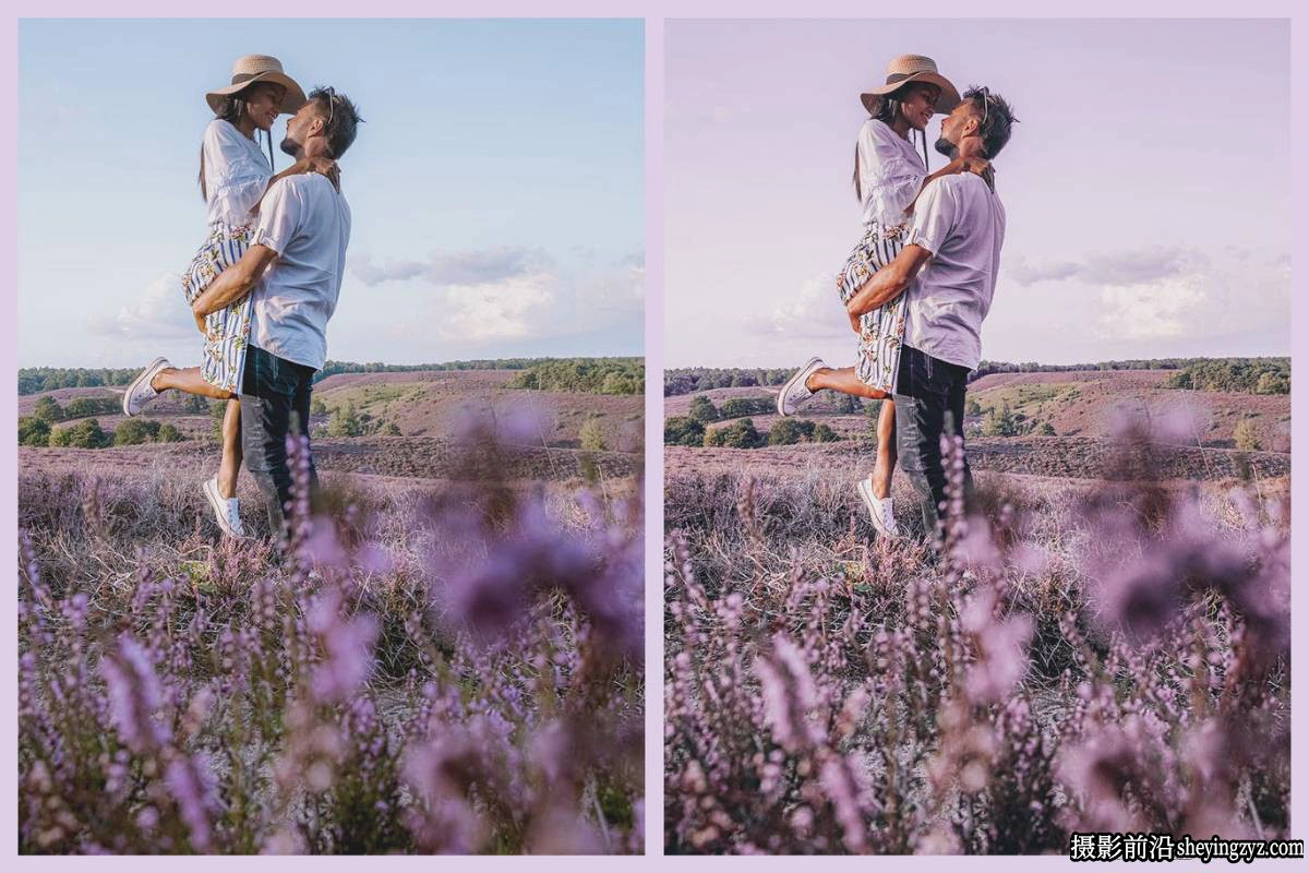 薰衣草色调人像LR预设和LUT预设 Purple Potion Lightroom Presets