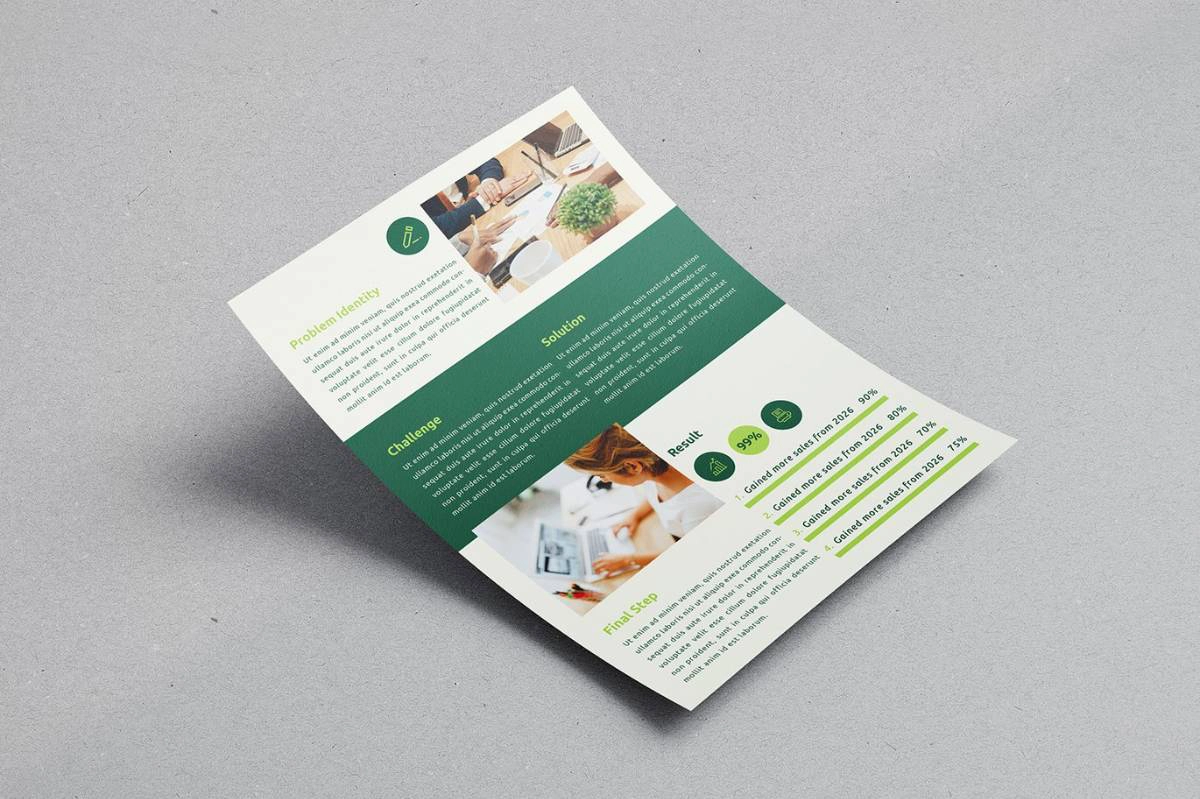 案例研究排版布局InDesign模板