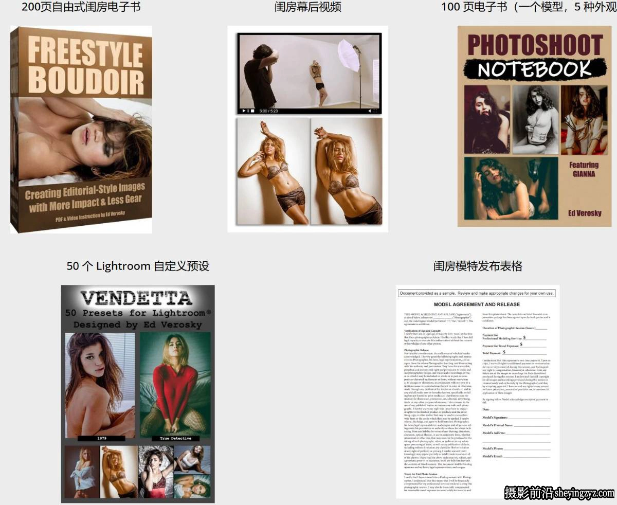 PhotoWhoa - 全面的自由式终极私房闺房摄影完整课程-中英字幕
