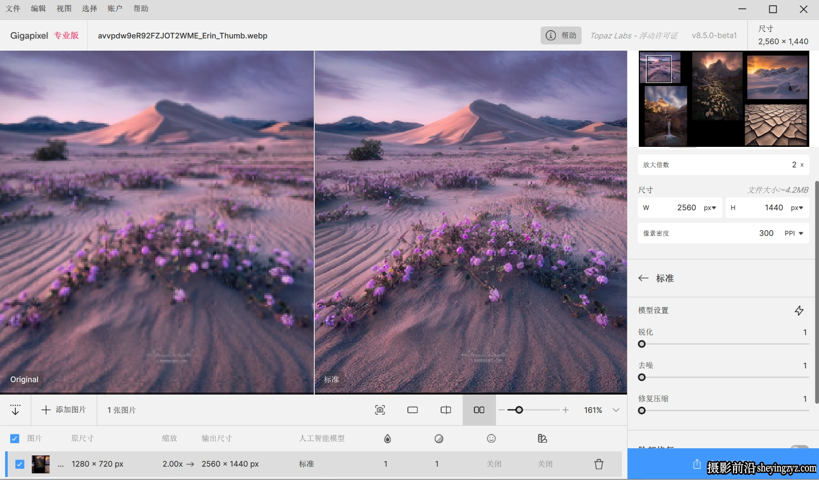 Topaz Gigapixel AI(Beta) 8.5.0完整汉化版含28GB模型AI无损放大插件WinX64