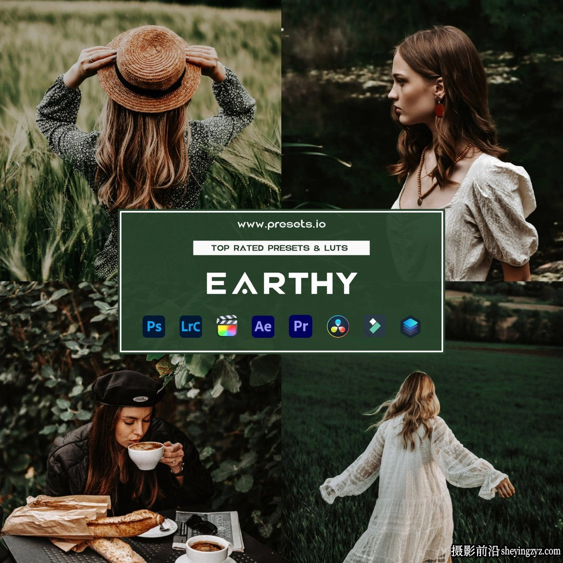 朴实电影人像LR预设手机预设 Presets.io-Earthy Preset Collection