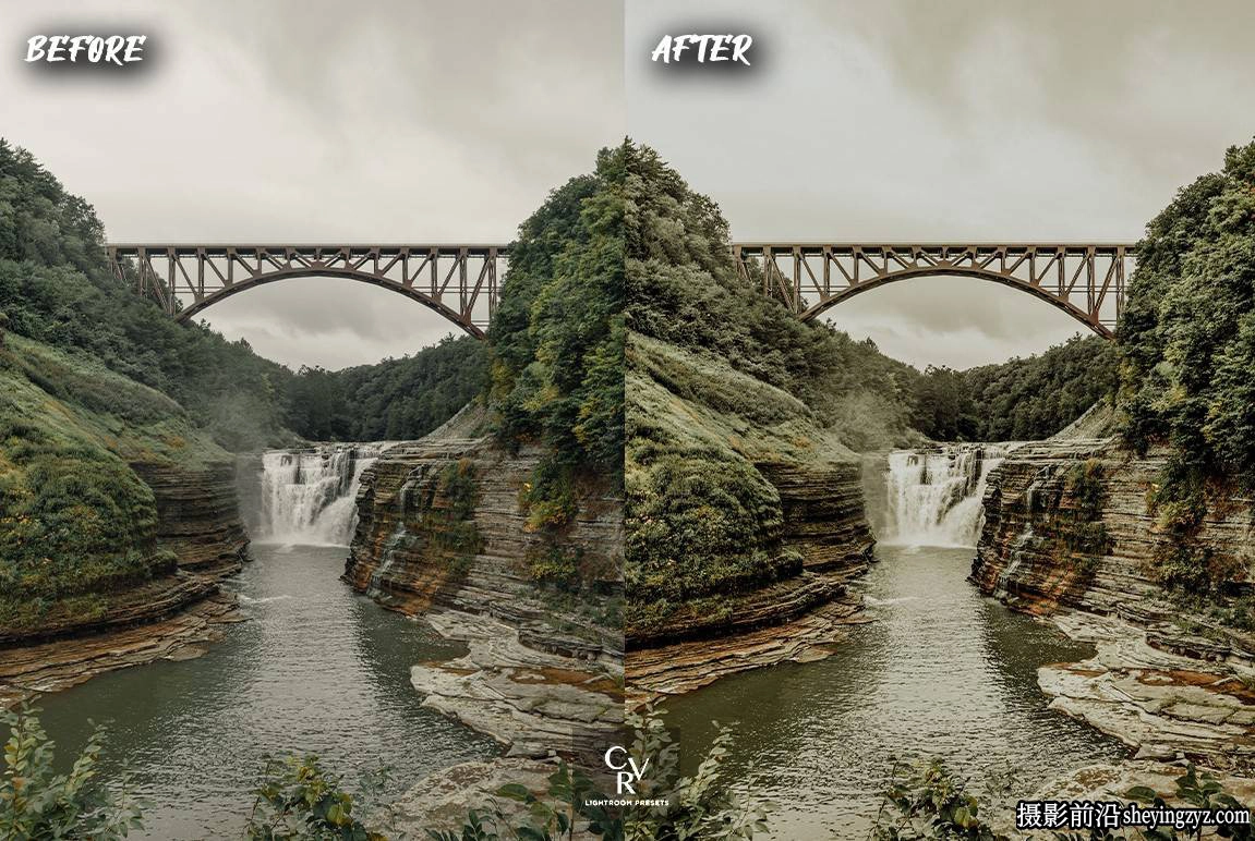 旅拍风光后期增强LR预设手机lr预设 Landscape Lightroom Presets