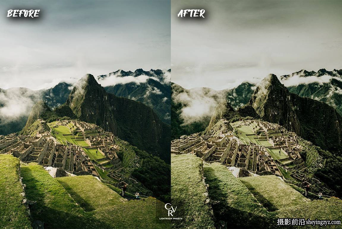 旅拍风光后期增强LR预设手机lr预设 Landscape Lightroom Presets