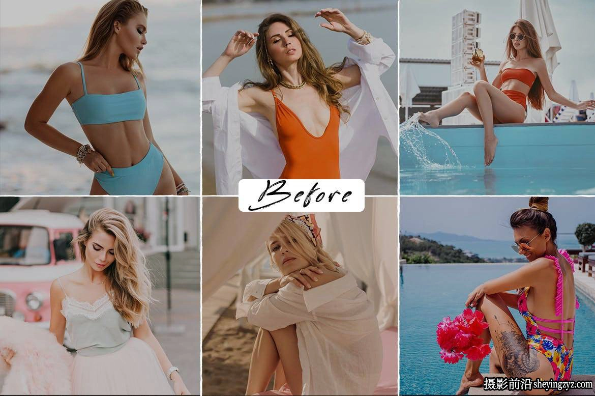 夏季清新通透人像LR预设手机调色滤镜 Chill Lightroom Presets