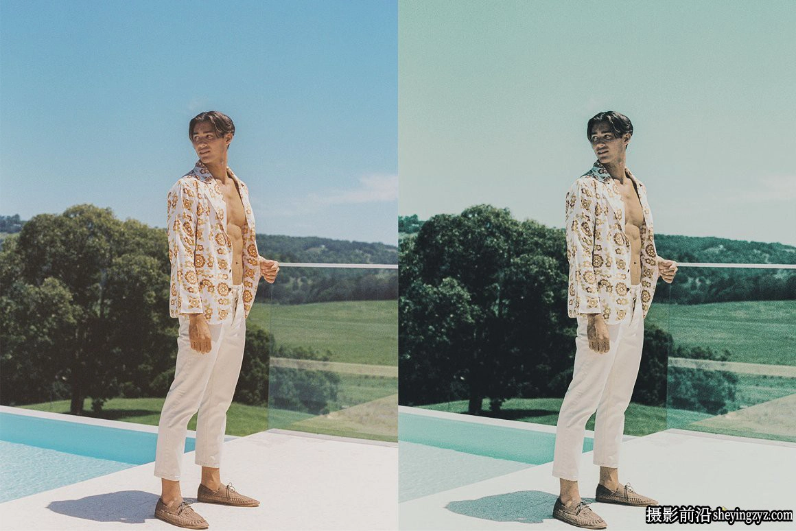 复古电影色彩LR预设LUT预设Alpine Green Lightroom Presets LUTs