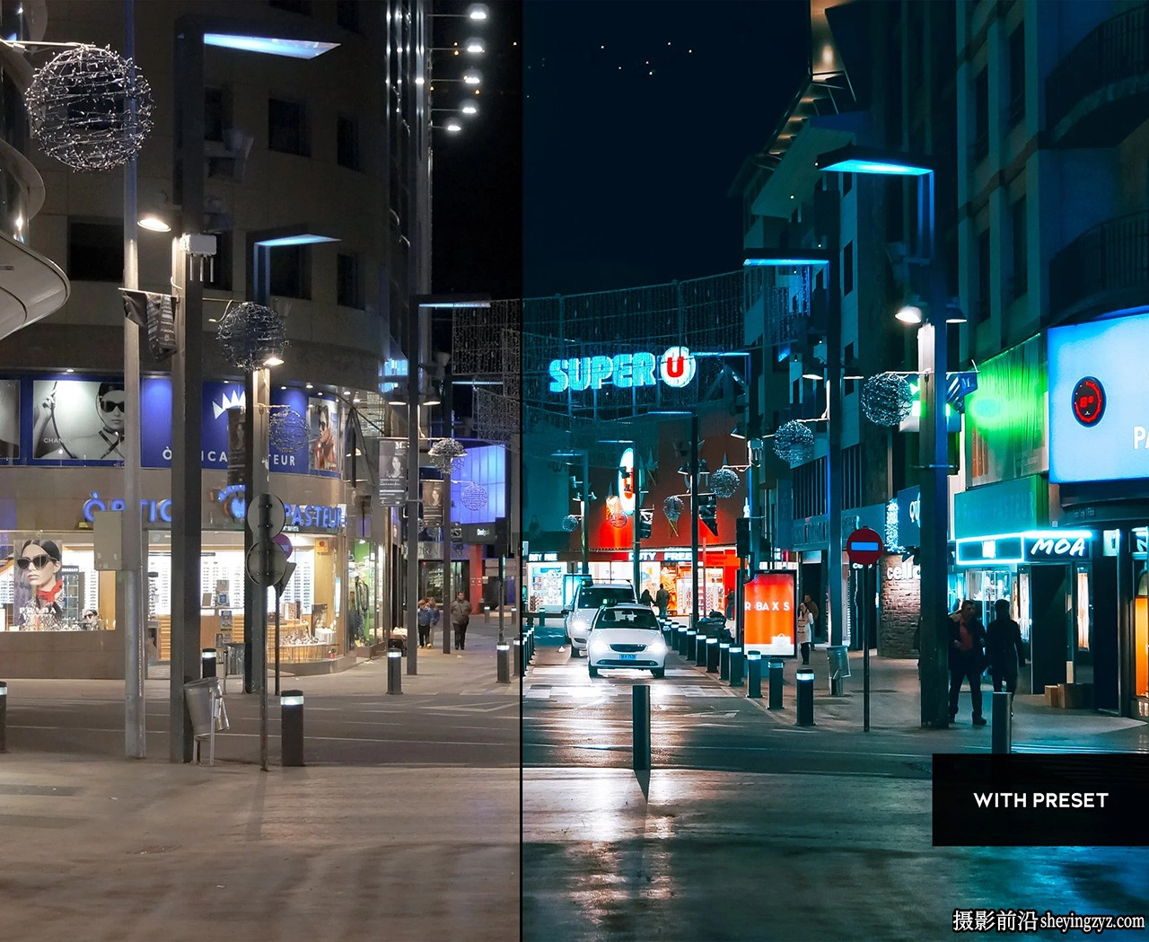 城市夜景街拍电影风光LR预设 ARTAPresets Night Lightroom Presets