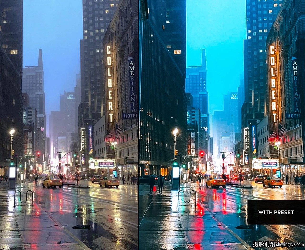 城市夜景街拍电影风光LR预设 ARTAPresets Night Lightroom Presets