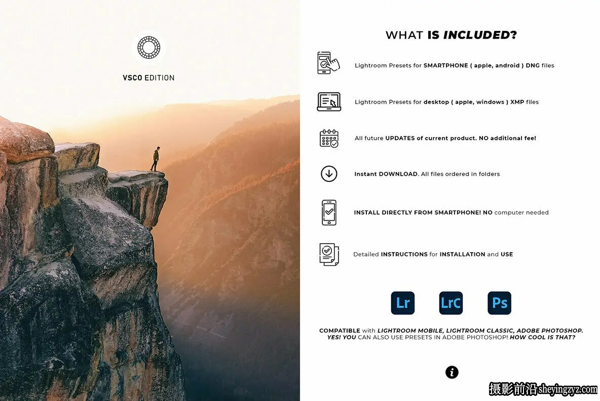 VSCO电影胶片LR预设手机调色滤镜 Lightroom Presets VSCO Travel