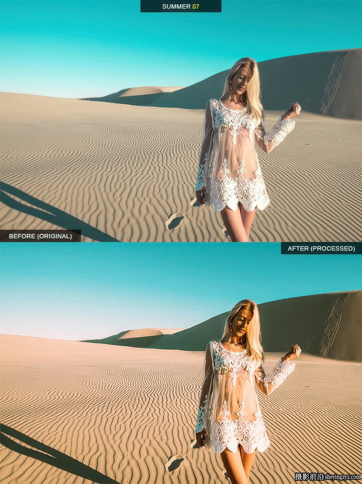 夏季VSCO胶片人像LR预设 Summer Vibes Lightroom Presets + VSCO