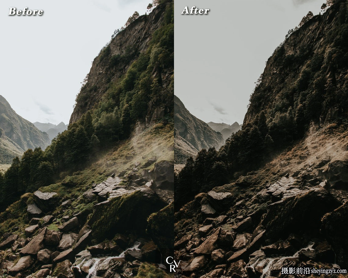 黑暗电影情绪人像LR预设手机调色滤镜 Dark Moody Lightroom Presets