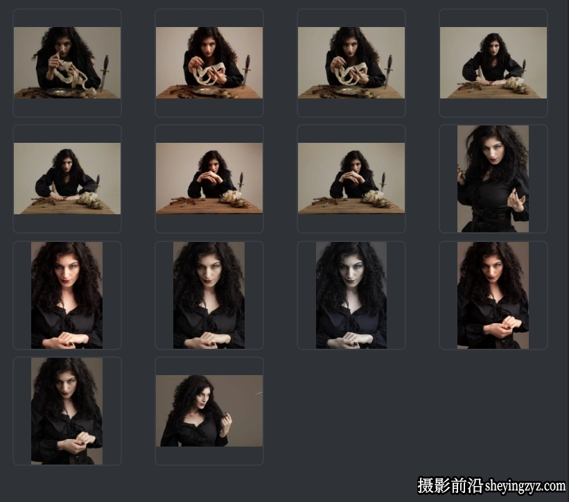 10张撒哈拉吉普赛女巫电影人像摄影RAW原图佳能未修RAW素材