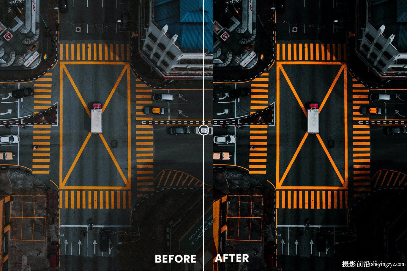 电影黑金胶片LR预设及PS调色动作 Dark City Lightrom Presets