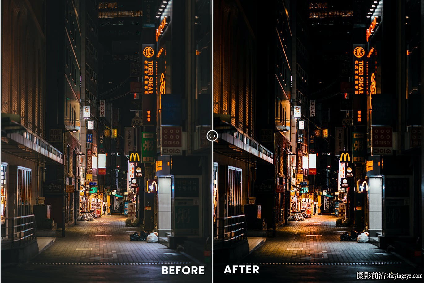 电影黑金胶片LR预设及PS调色动作 Dark City Lightrom Presets