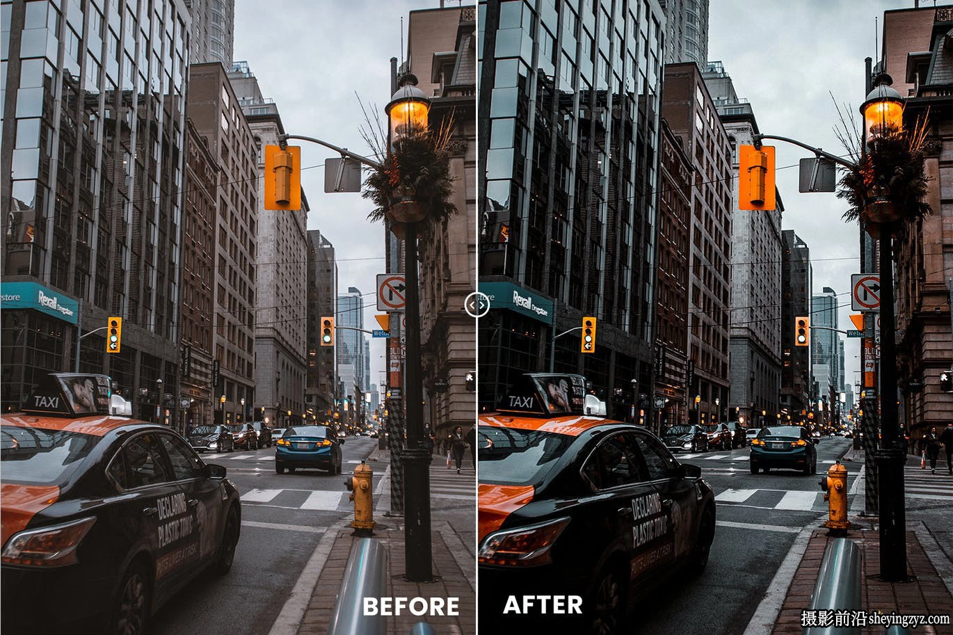 电影黑金胶片LR预设及PS调色动作 Dark City Lightrom Presets