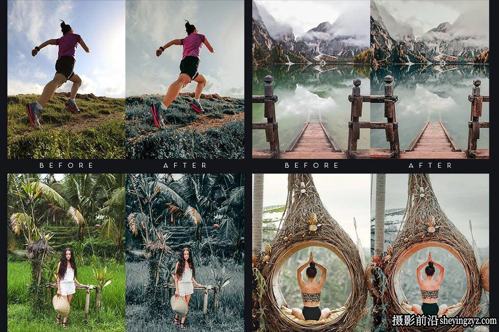 童话般电影风格人像LR预设手机滤镜 Fairy Green -Lightroom Preset