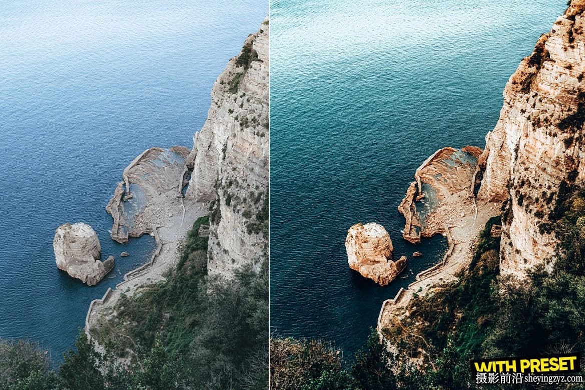 海边旅拍电影色彩LR预设手机调色滤镜 The Sea Lightroom Presets