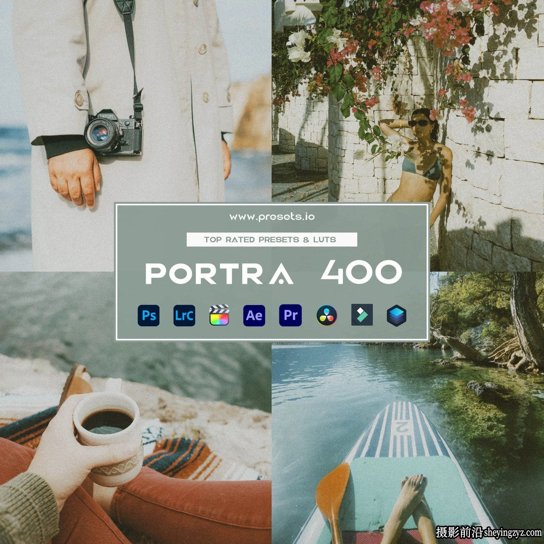 复古外观专业人像摄影师调色LR预设 Presets.io -Portra 400 Preset