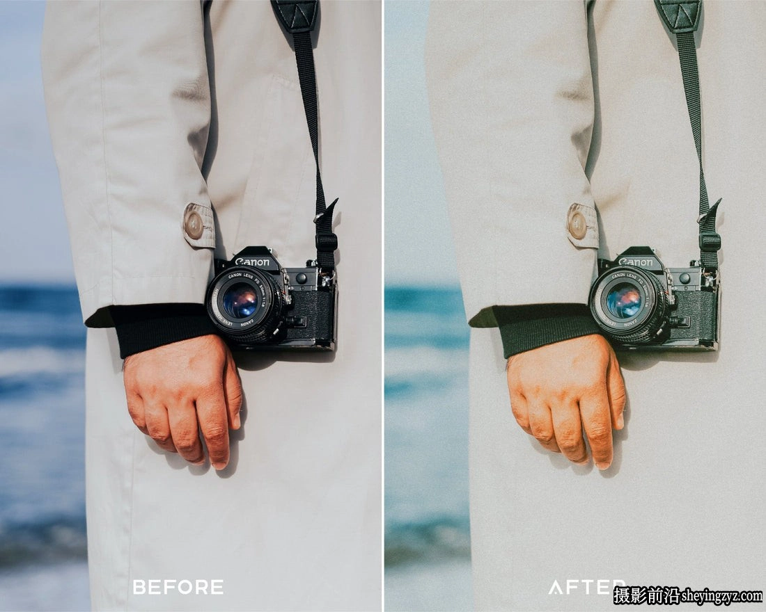 复古外观专业人像摄影师调色LR预设 Presets.io -Portra 400 Preset