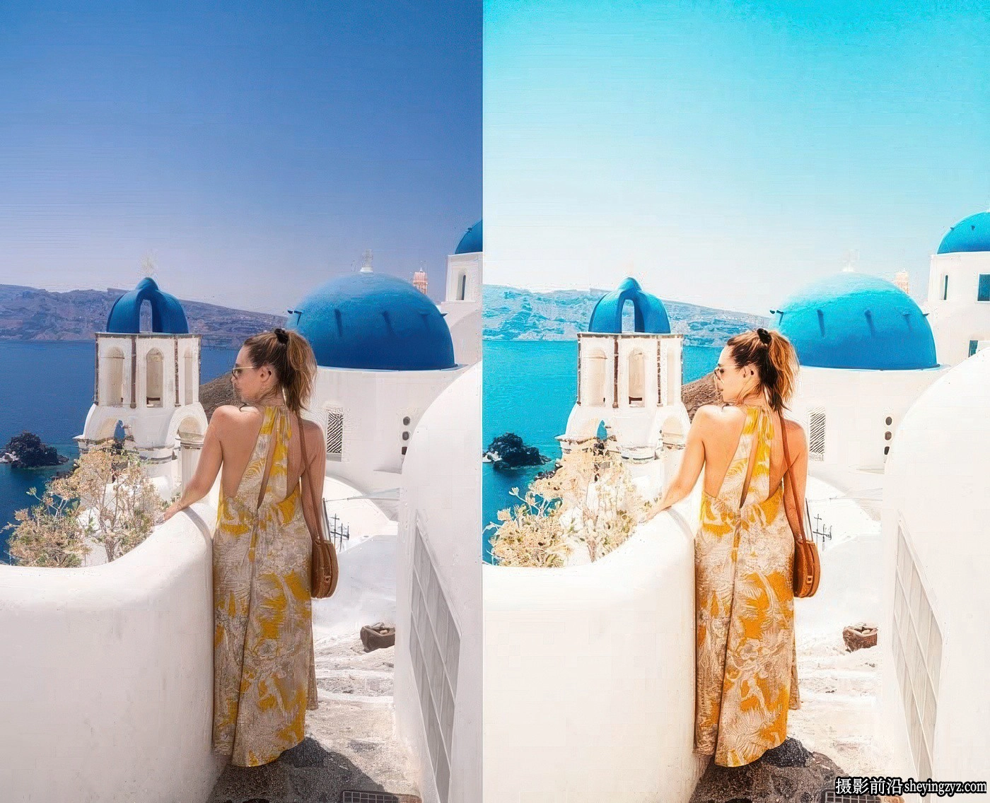 圣托里尼旅拍网红人像LR预设Psd Stack-Santorini Lightroom Preset