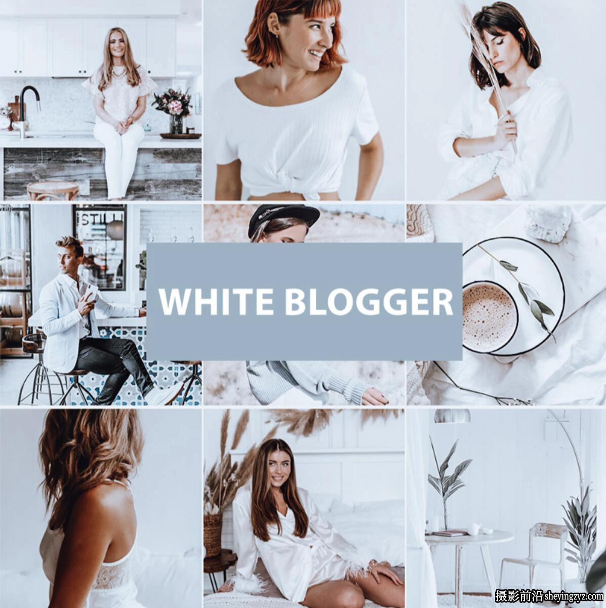 网红奶油人像LR预设 Psd Stack - White Blogger Lightroom Preset