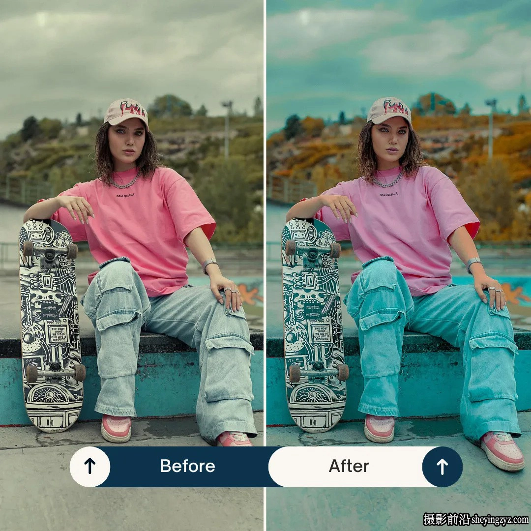 经典网红旅拍青橙色调LR预设 Insta Bloggers Lightroom Presets