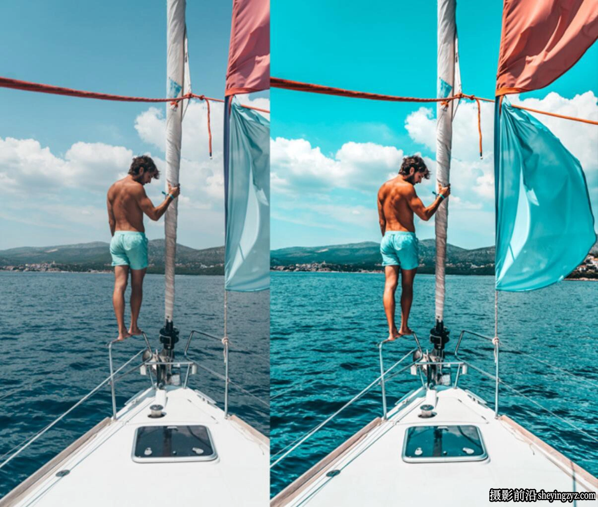 热带旅拍蓝调LR预设Psd Stack-Tropical Blues Lightroom Presets