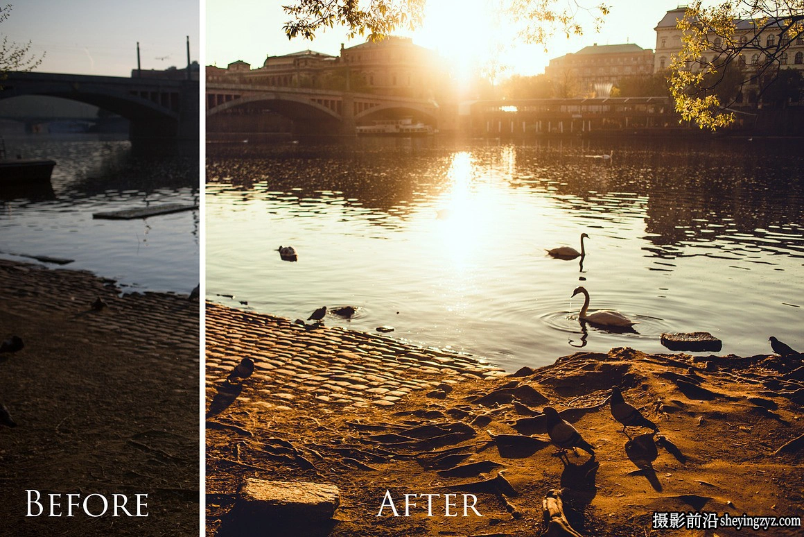 适用于早晨电影风光调色Lightroom预设 Morning in Prague- 9 presets