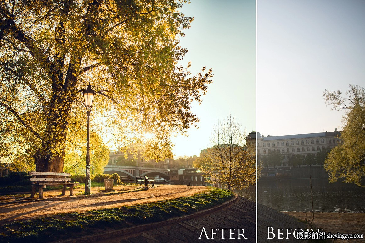 适用于早晨电影风光调色Lightroom预设 Morning in Prague- 9 presets
