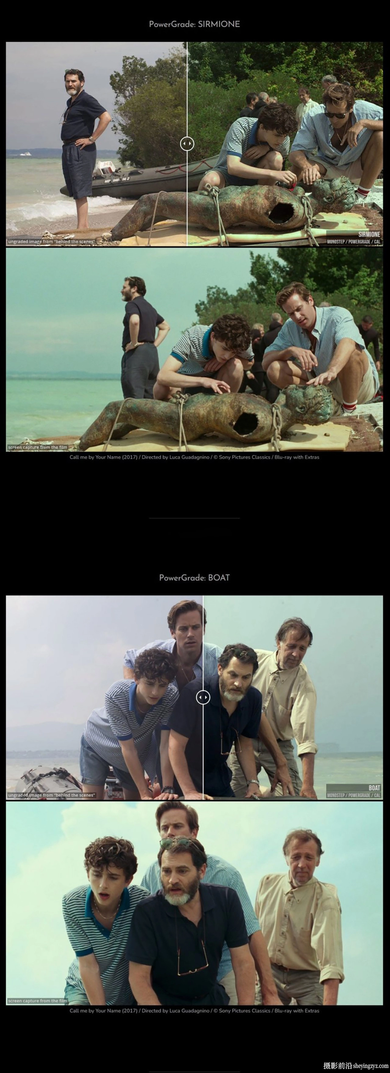 达芬奇节点-电影《 Call Me by Your Name》反向工程Mononodes-PowerGrades