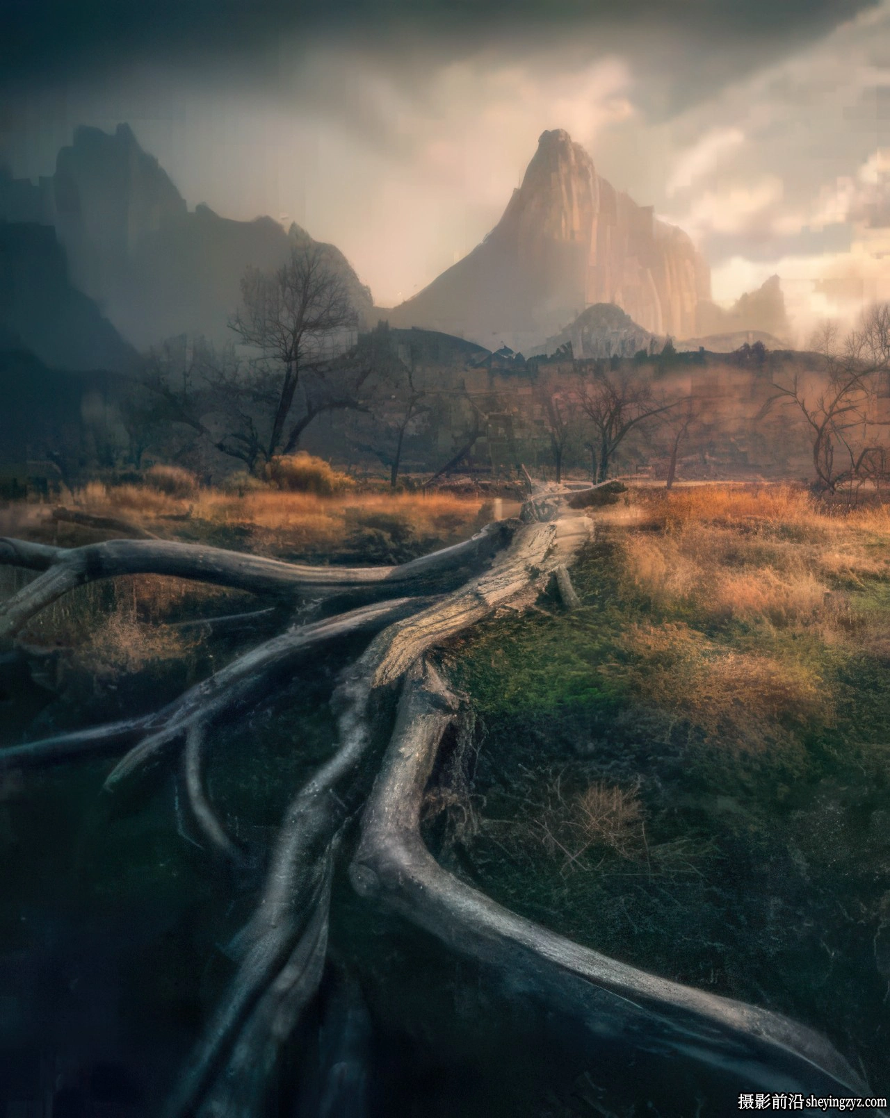 荷兰摄影师MaxRive风光摄影后期Photoshop创作太阳星教程-中英字幕