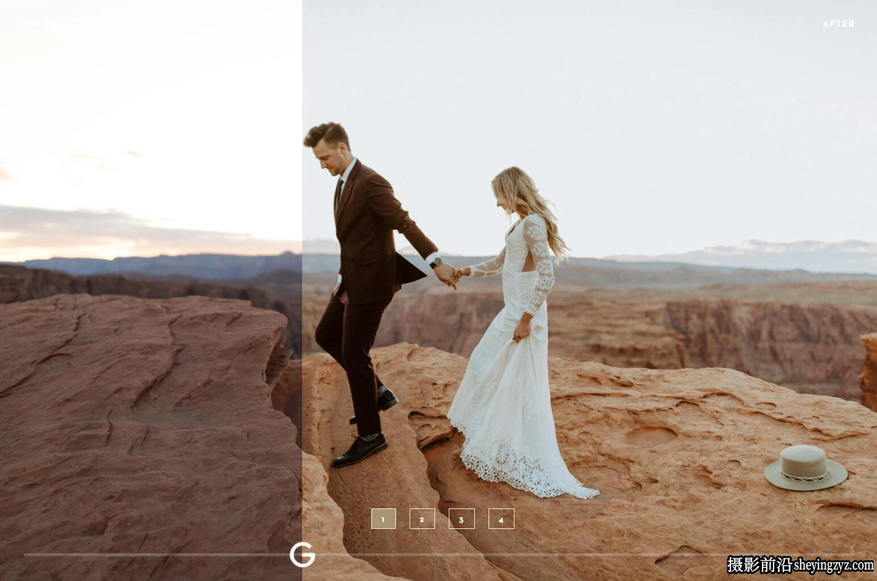 摄影师BEBAVOWELS干净温暖婚礼LR预设G-Presets Beba Vowels Presets