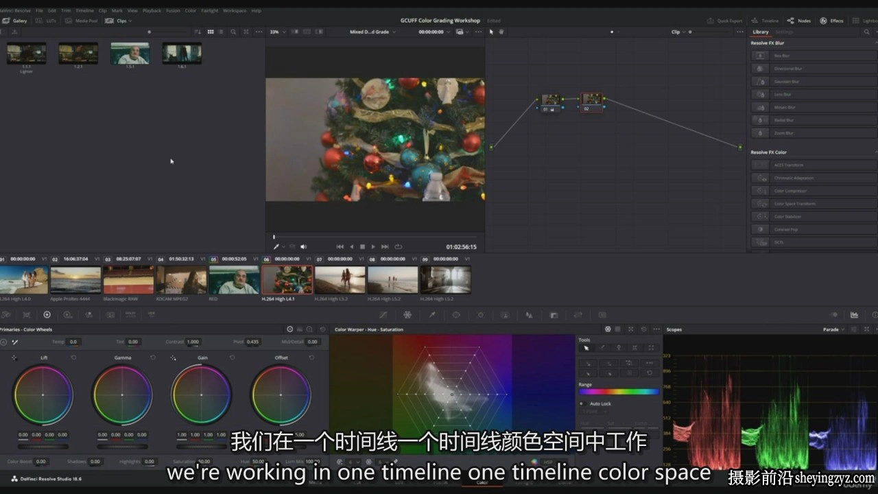 达芬奇大师班-导演制作人的色彩分级 - 第1部分 色彩管理-中英字幕