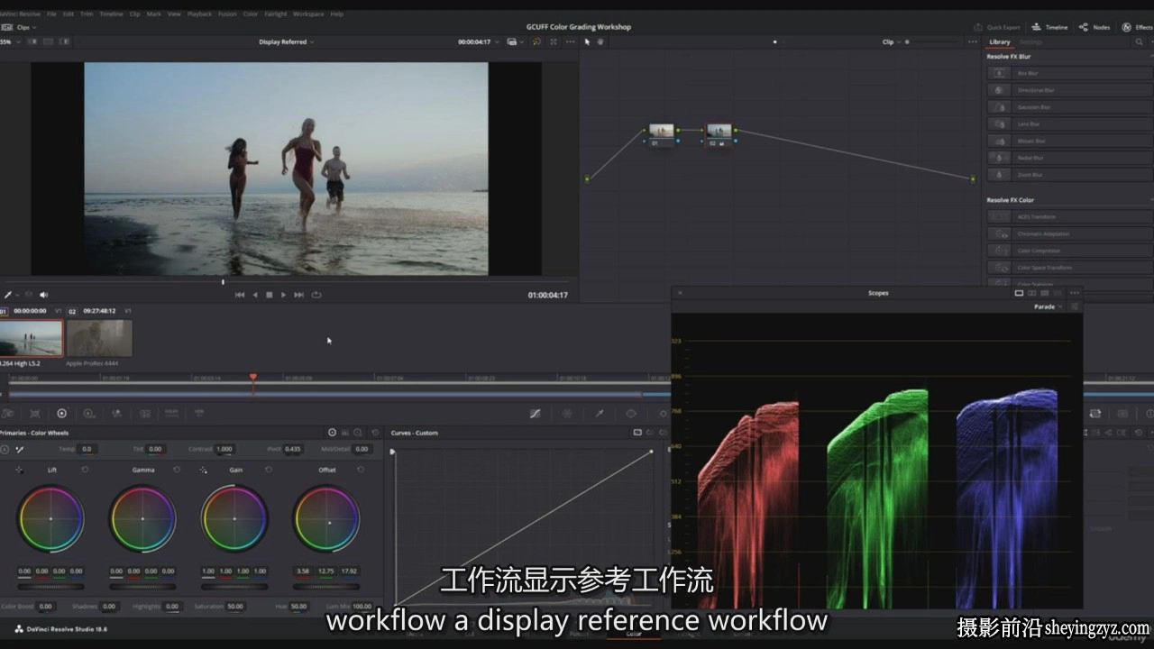 达芬奇大师班-导演制作人的色彩分级 - 第1部分 色彩管理-中英字幕
