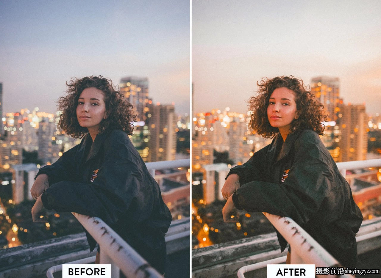 10种黄金时段人像LR预设及手机LR预设 OLDEN HOUR lightroom preset