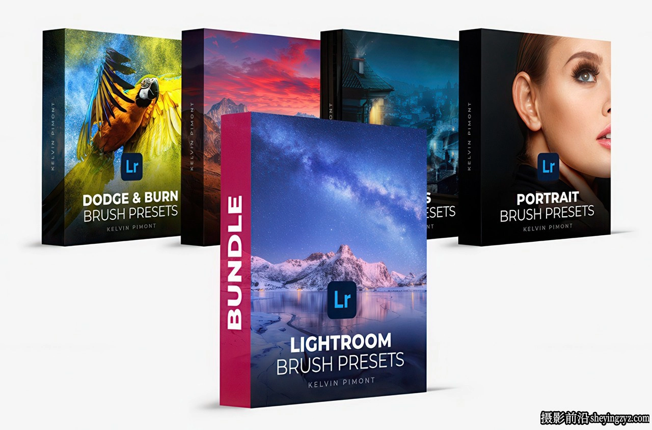 60种LR动态笔刷预设合集Kelvin Pimont - Lightroom Brush Presets