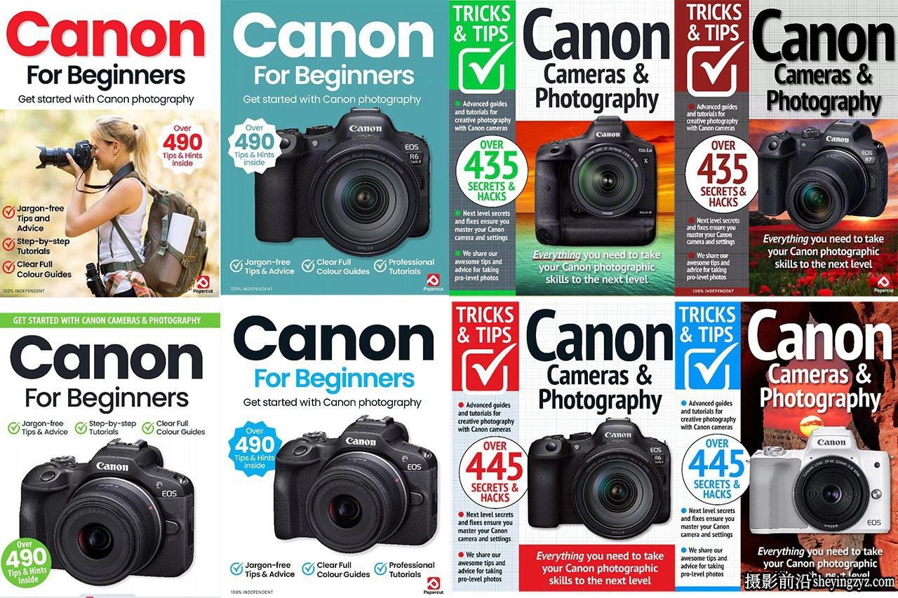 佳能相机初学者指南技巧摄影杂志2024年全年合集 Canon Camera