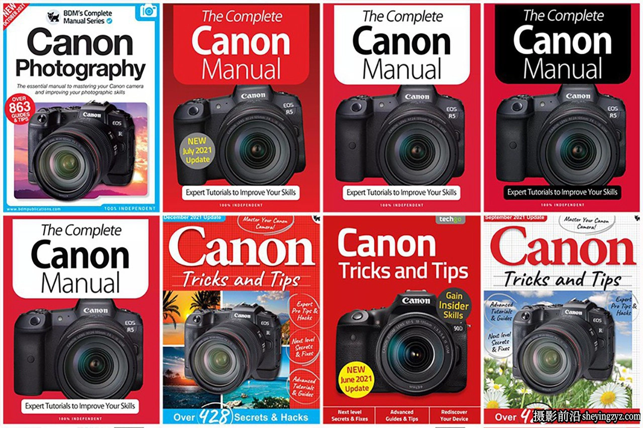 佳能相机初学者指南技巧摄影杂志2021年全年合集 Canon Camera