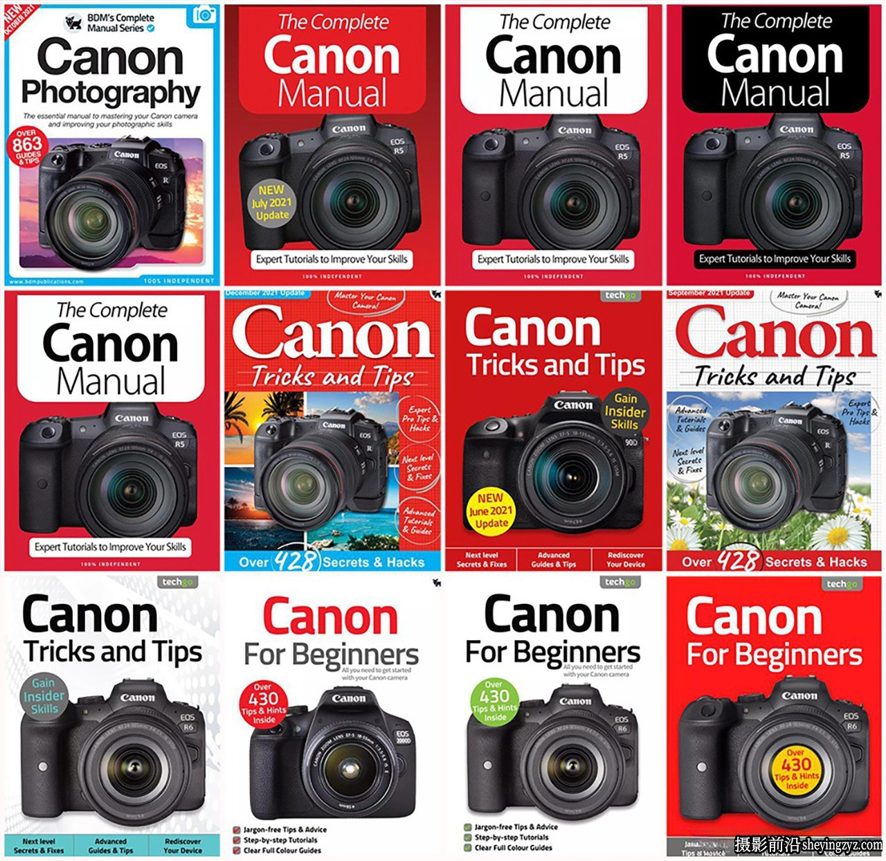 佳能相机初学者指南技巧摄影杂志2021年全年合集 Canon Camera