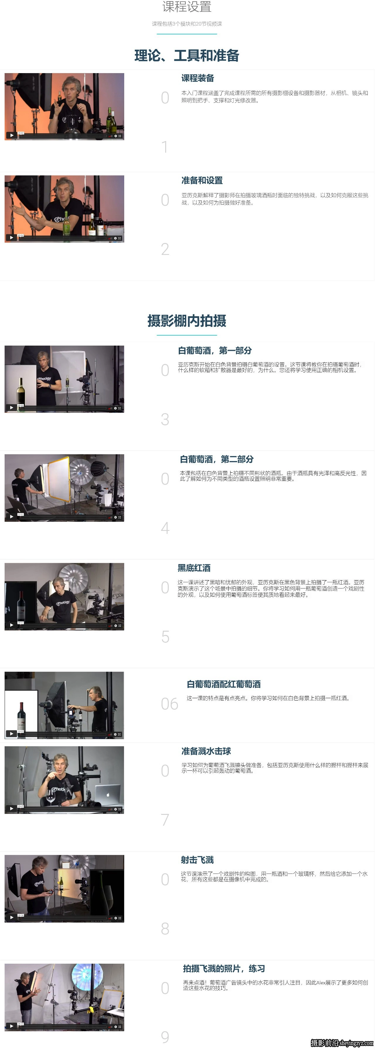 Photigy - 专业葡萄酒摄影布光及产品修图完整教程-中英字幕