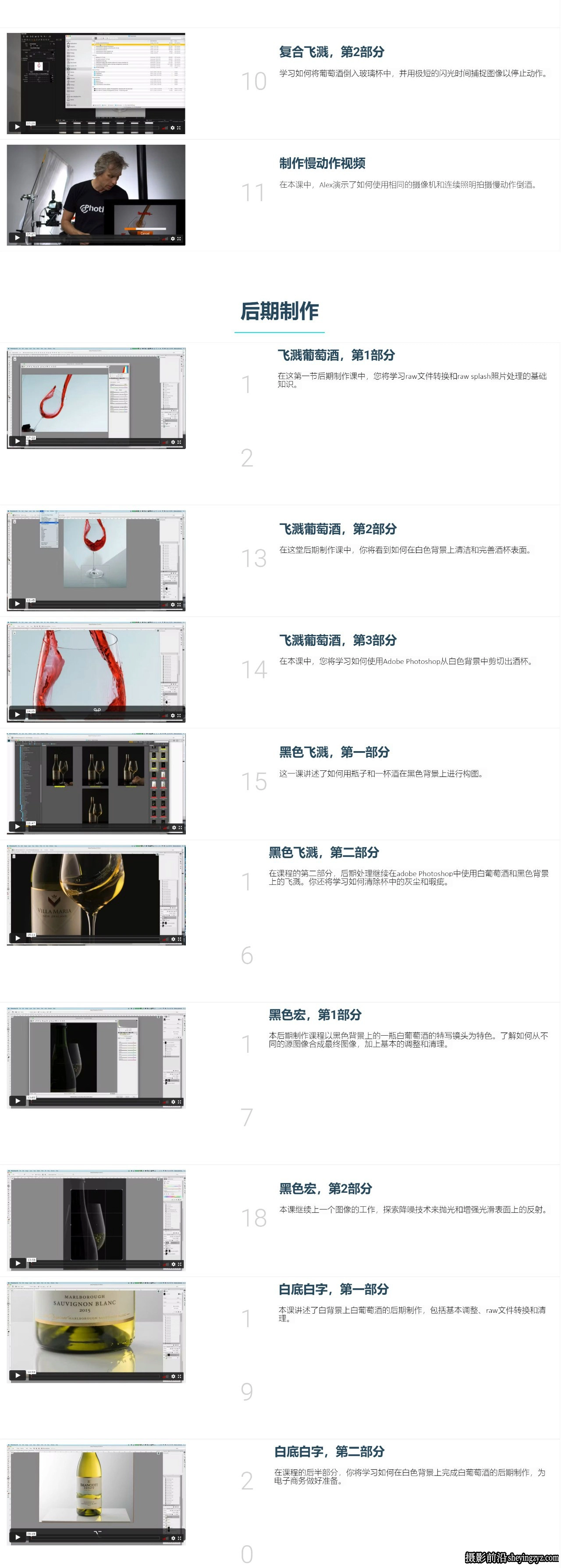 Photigy - 专业葡萄酒摄影布光及产品修图完整教程-中英字幕