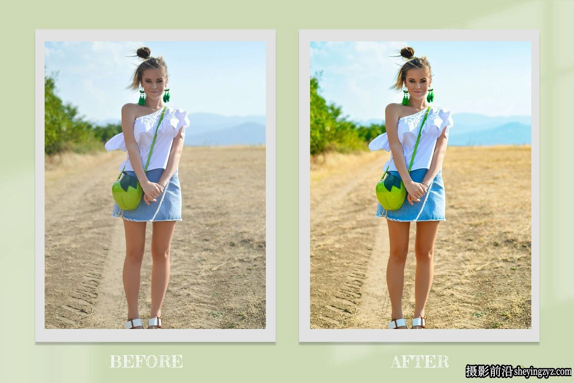 自然光人像摄影LR预设手机LR预设 Natural Lightroom Presets