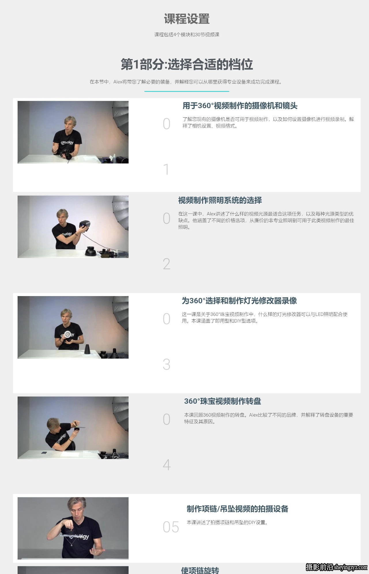 Photigy - 360度珠宝产品视频拍摄完整指南教程-中英字幕