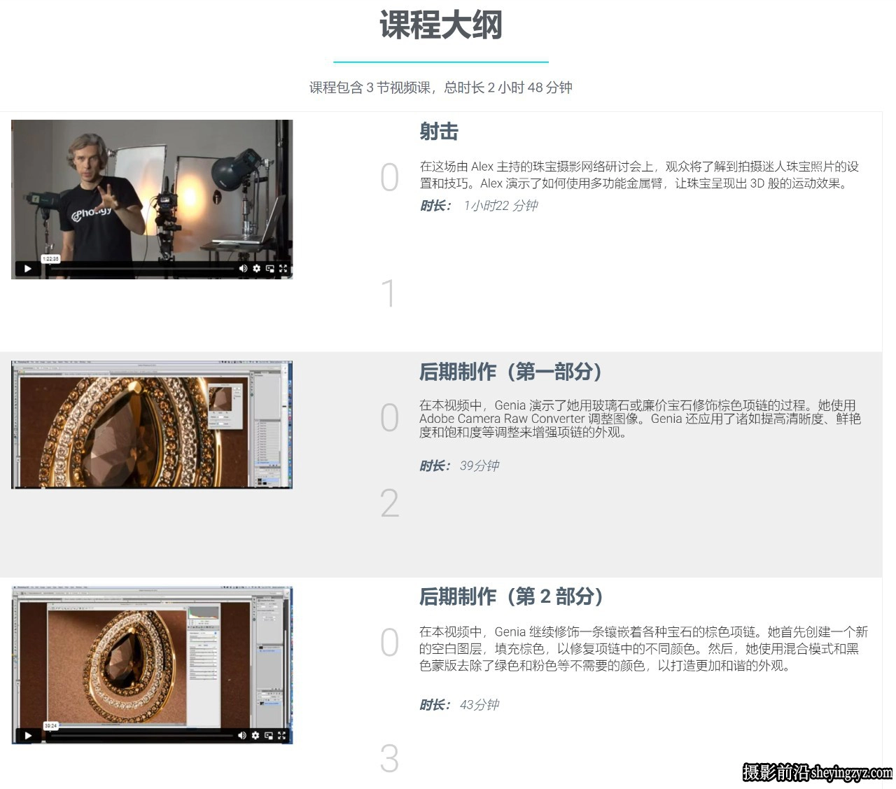 Photigy - 创意珠宝吊坠项链产品摄影布光及后期教程-中英字幕