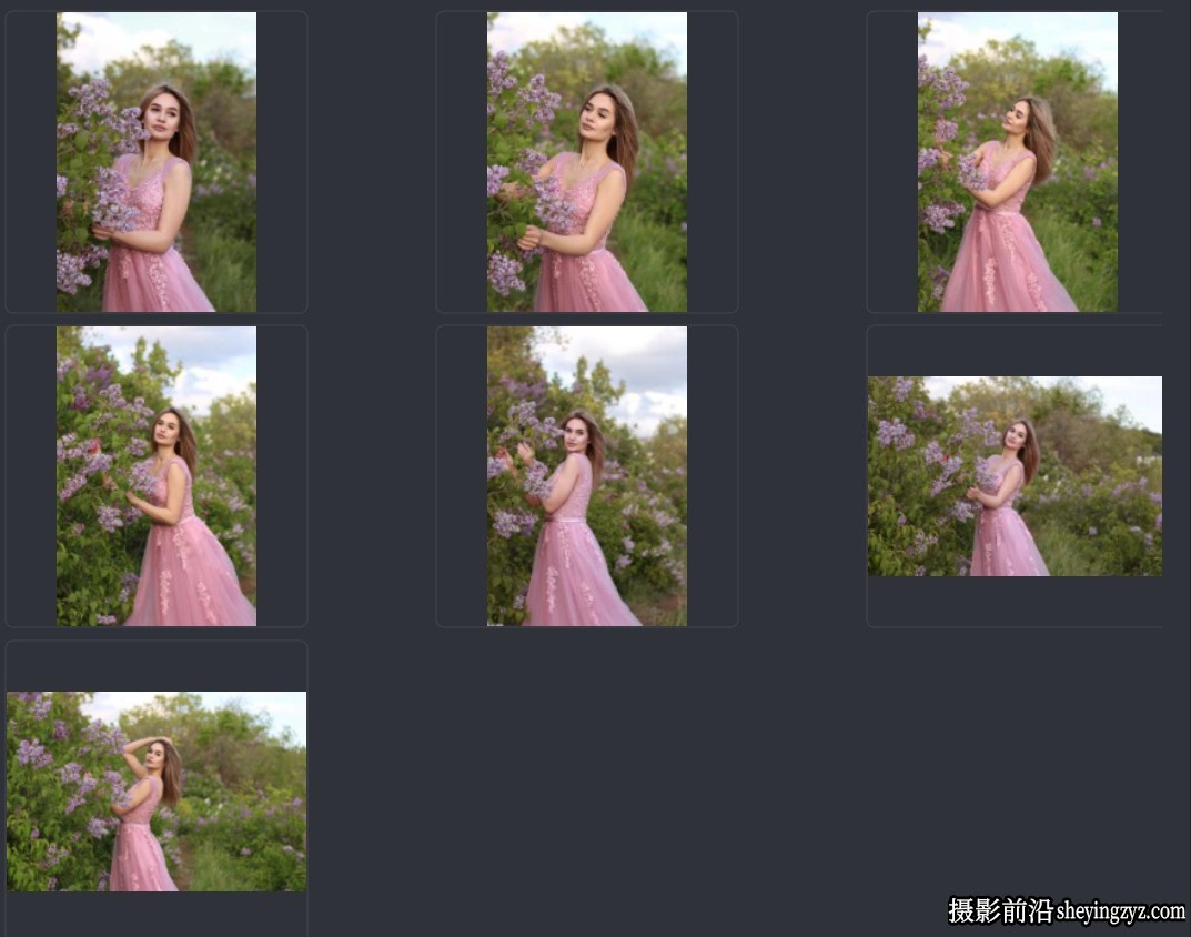 唯美森系RAW原图素材外模人像摄影佳能相机RAW修图练习素材
