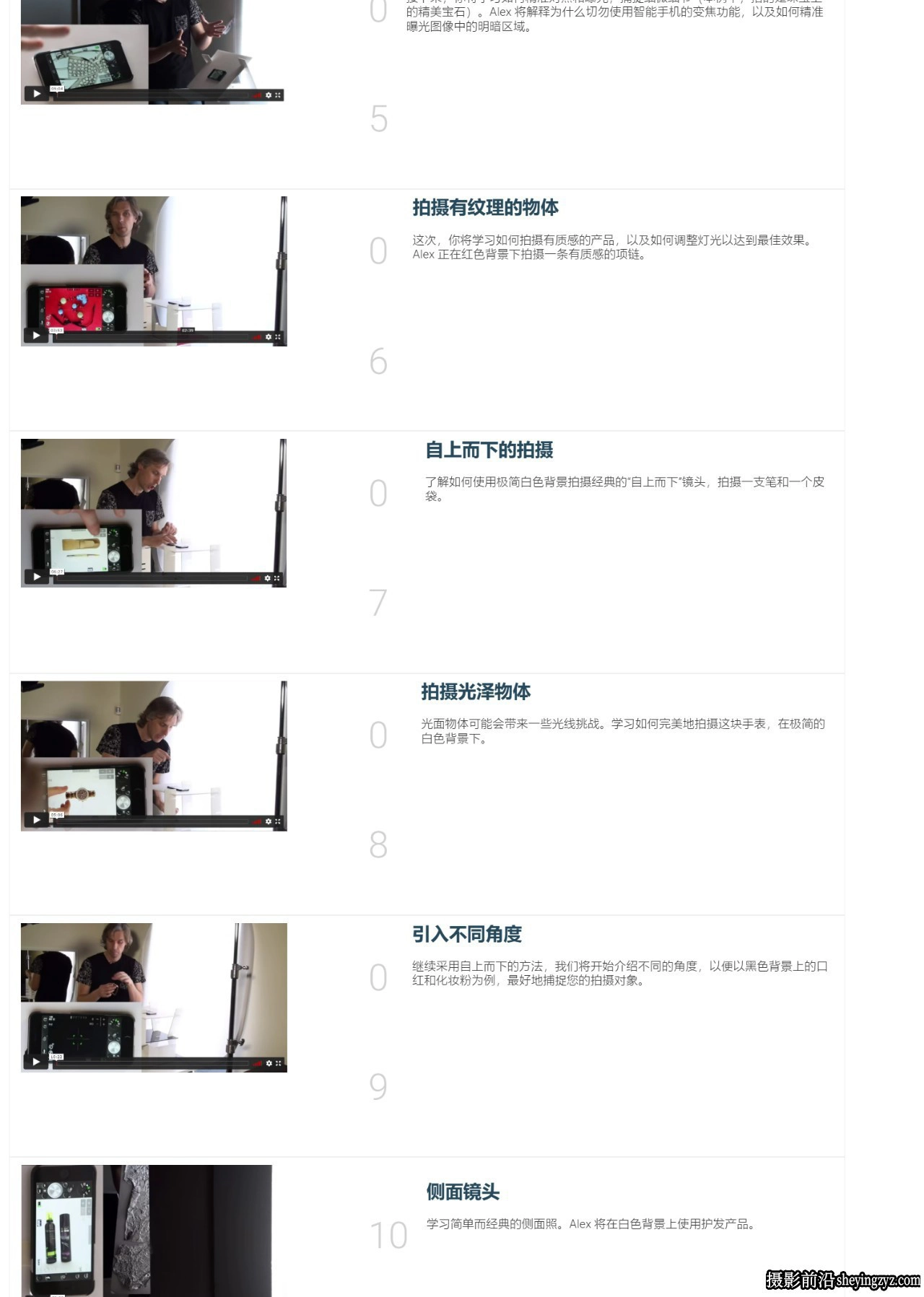 Photigy - 使用iPhone进行电子商务产品摄影及后期教程-中英字幕